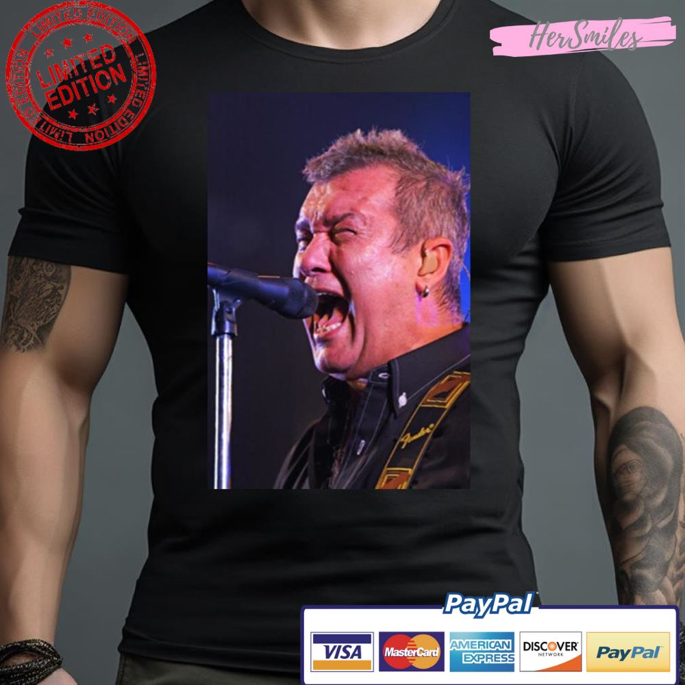 Jimmy Barnes Singing On Stage Shirt