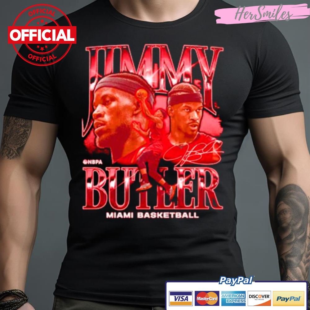 Jimmy Butler Miami Vintage Basketball Signatures Shirt