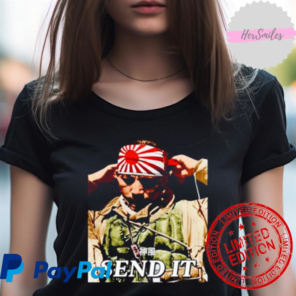 Kamikaze Pilot Send It Shirt Kamikaze Pilot Send It Shirt