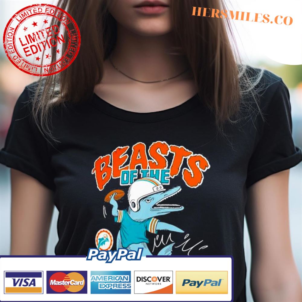 Miami Dolphins Monsters Of The Gridiron Halloween Shirt Miami Dolphins Monsters Of The Gridiron Halloween Shirt