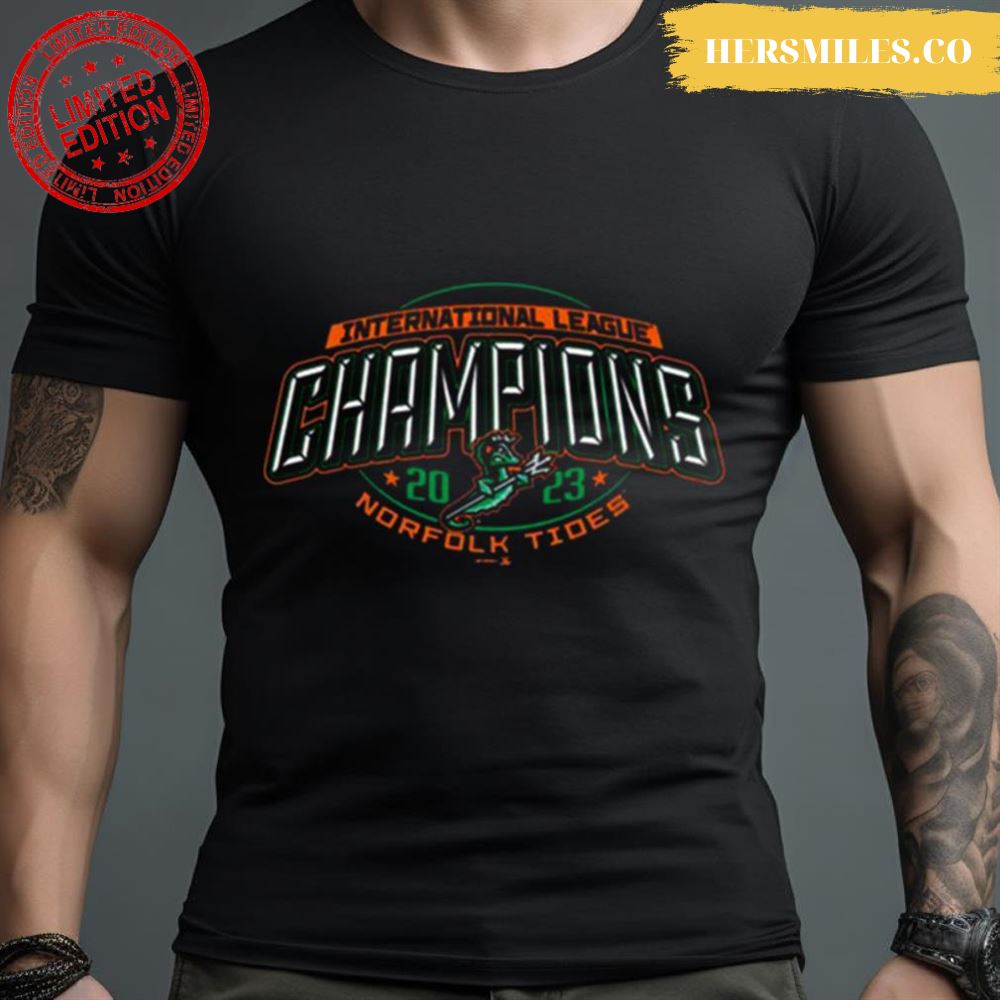 Norfolk Tides International League Championship 2023 Shirt