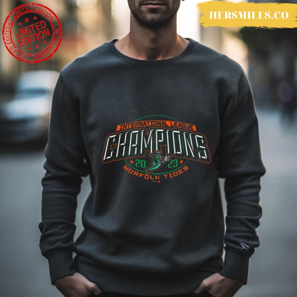 Norfolk Tides International League Championship 2023 Shirt
