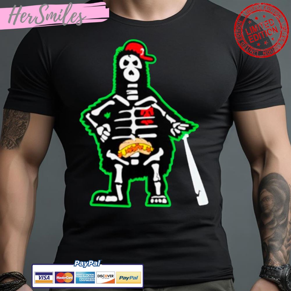 Skeleton Philly Phan To The Bone Shirt