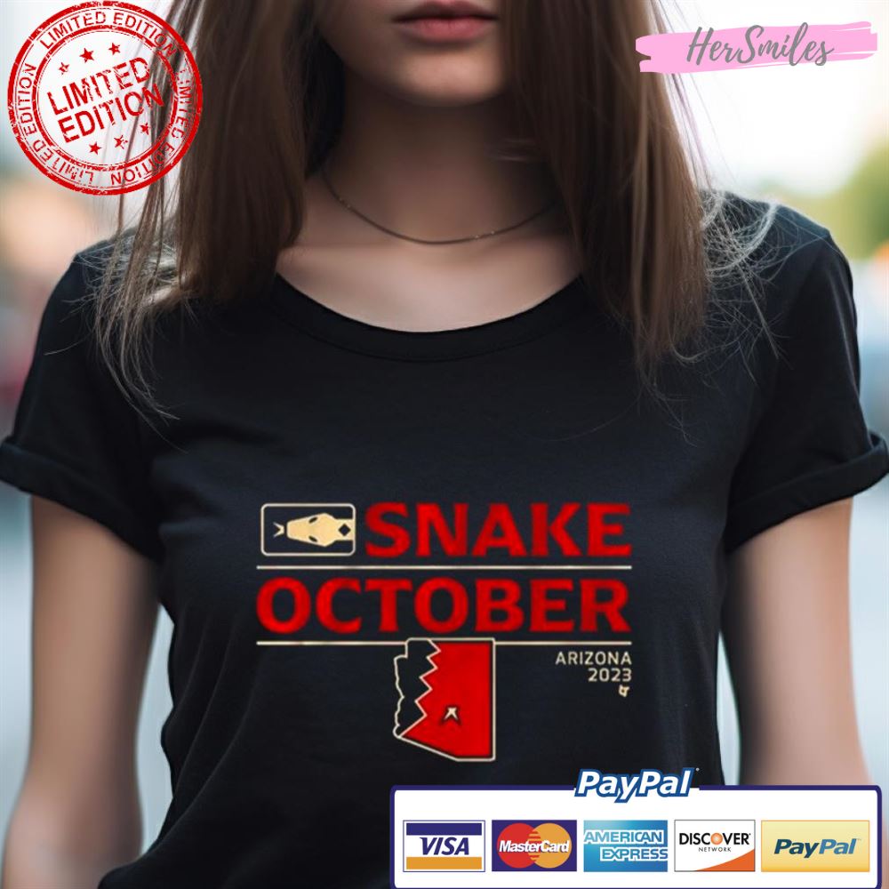 Snake October Arizona Diamondbacks 2023 Shirt Snake October Arizona Diamondbacks 2023 Shirt