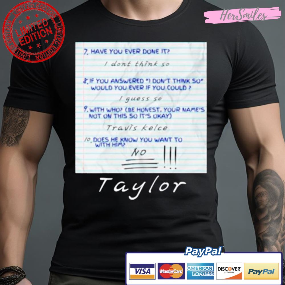 Taylorand Travis Go Taylors Boyfriend Football Party Shirt