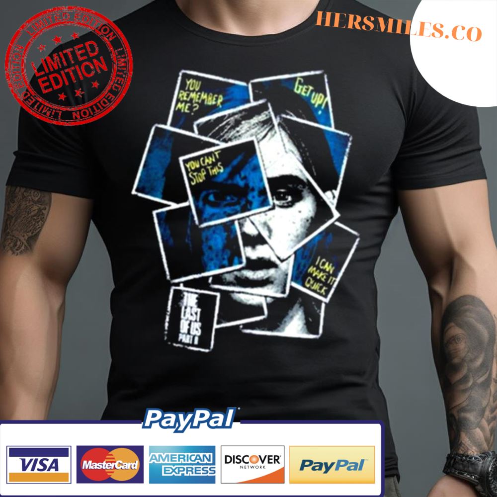 The Last Of Us Part Ii Ellie Collage Tee Shirt
