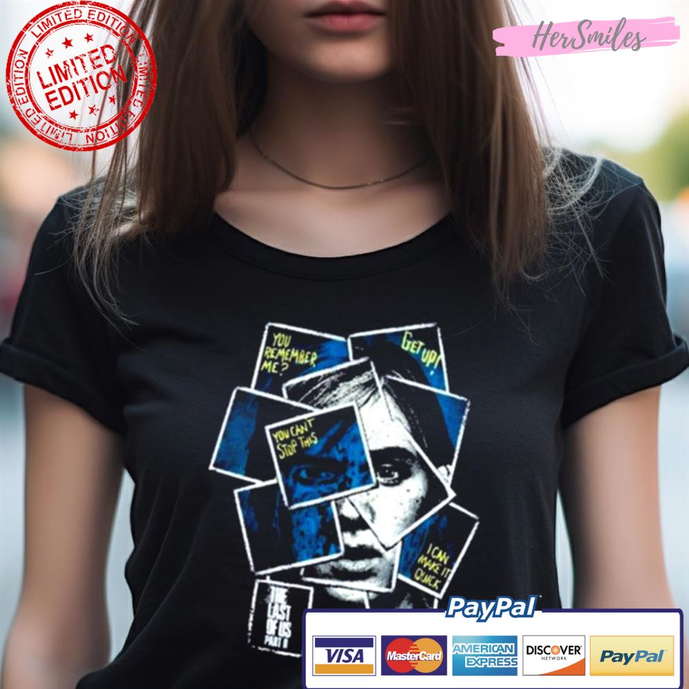 The Last Of Us Part Ii Ellie Collage Tee Shirt The Last Of Us Part Ii Ellie Collage Tee Shirt