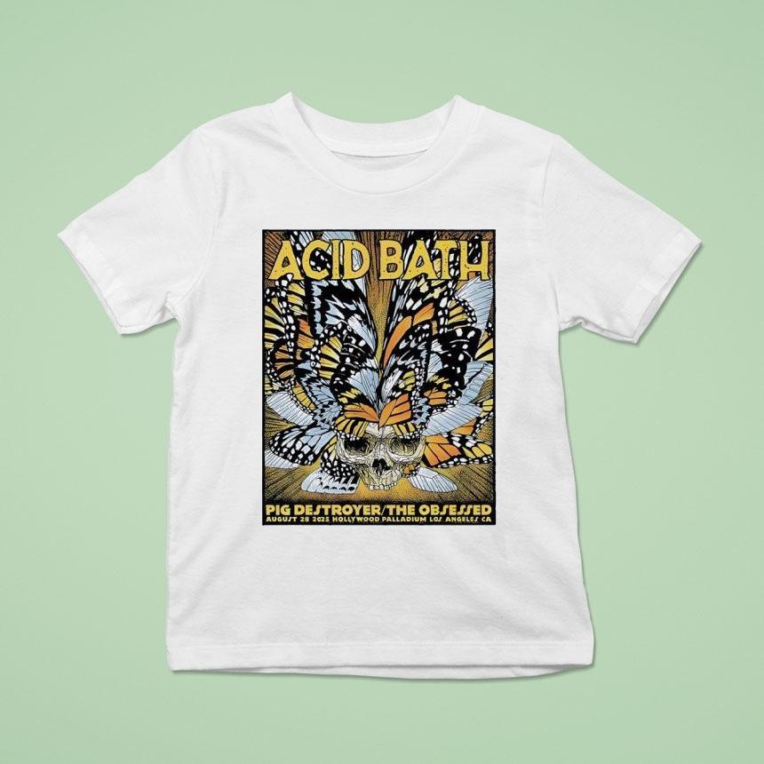 08-28-2025 Los Angeles Ca Tour Acid Bath Shirt