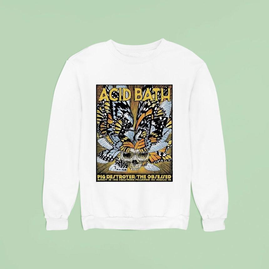 08-28-2025 Los Angeles Ca Tour Acid Bath Shirt 08-28-2025 Los Angeles Ca Tour Acid Bath Shirt