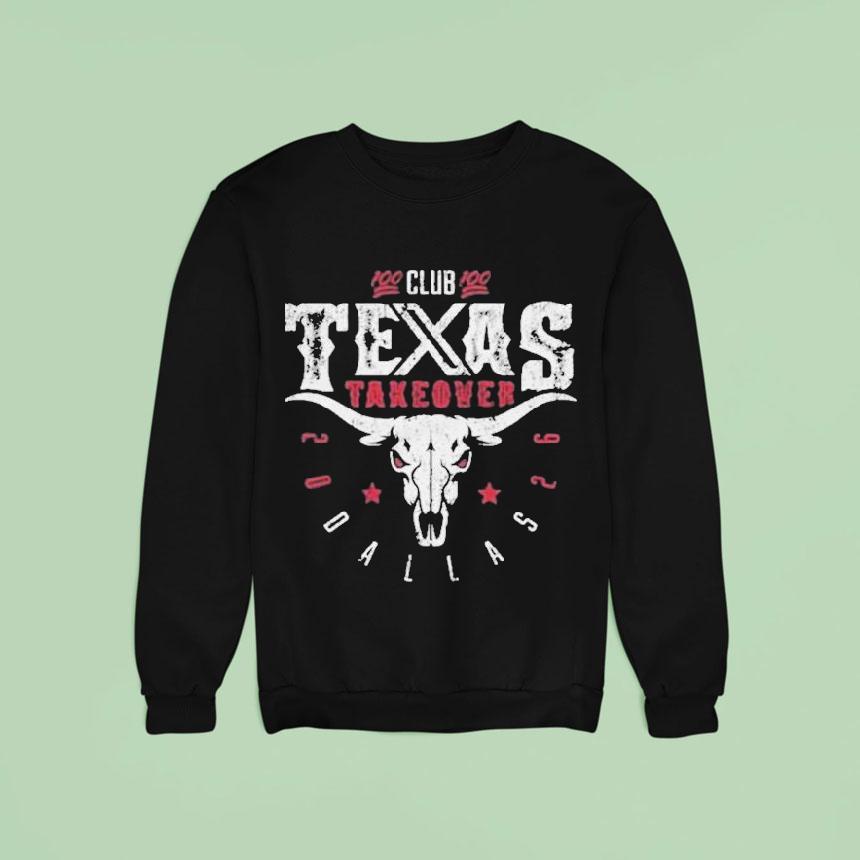 100 Club 100 Texas Take Over 2026 Dallas Shirt 100 Club 100 Texas Take Over 2026 Dallas Shirt