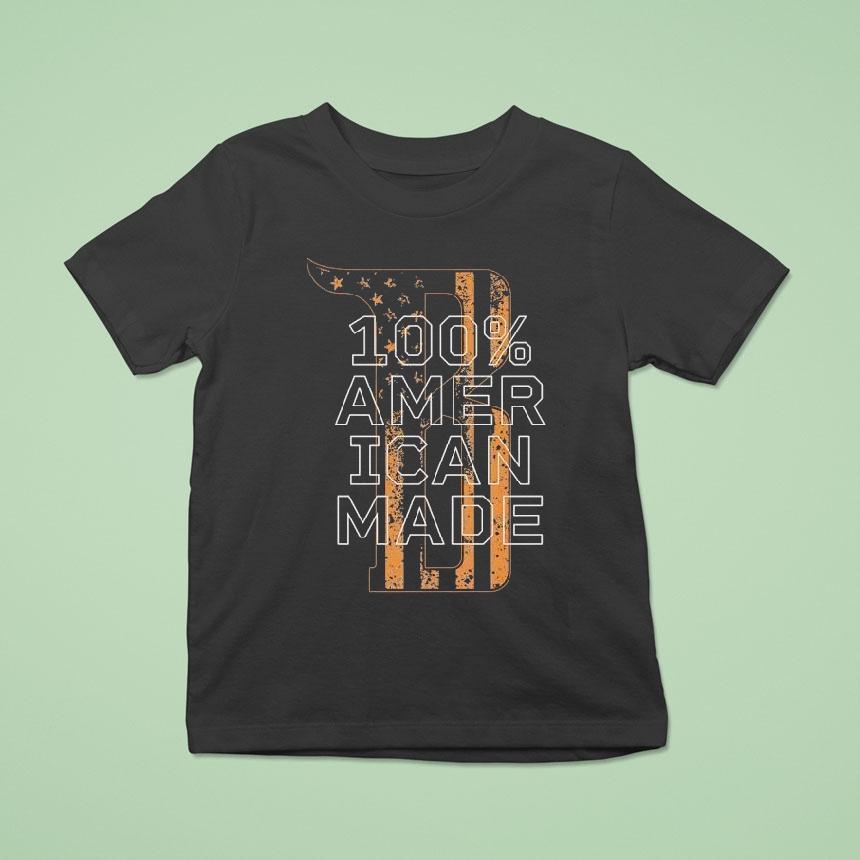 100 Percent American Made B Logo Shirt