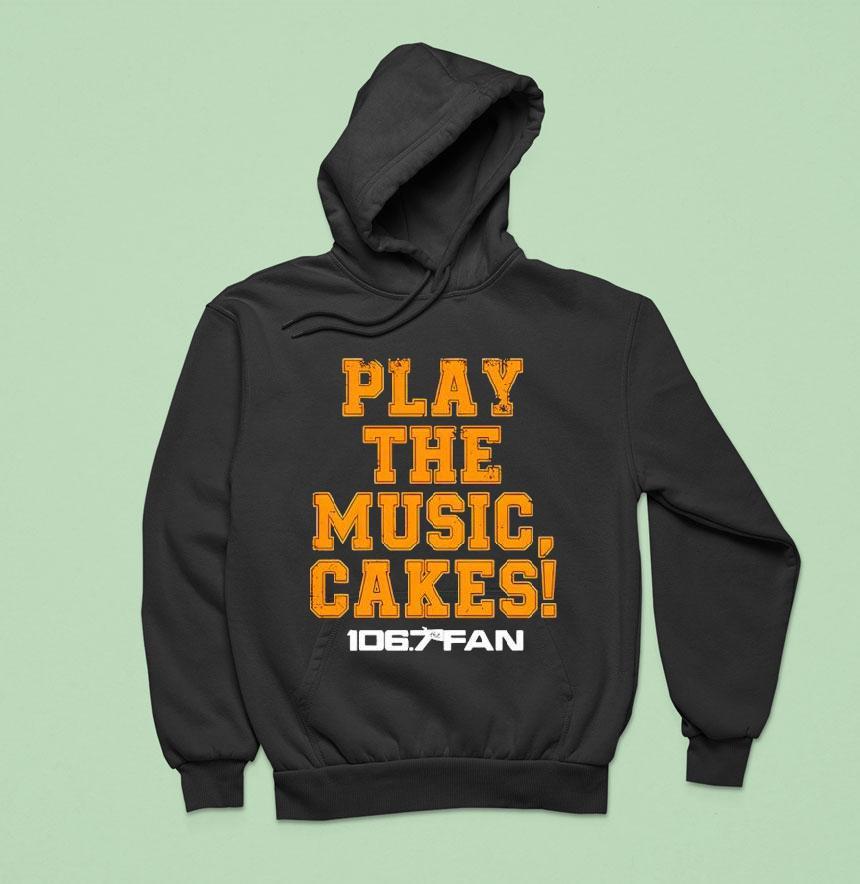 106.7 The Fan Play The Music Cakes Shirt 106.7 The Fan Play The Music Cakes Shirt