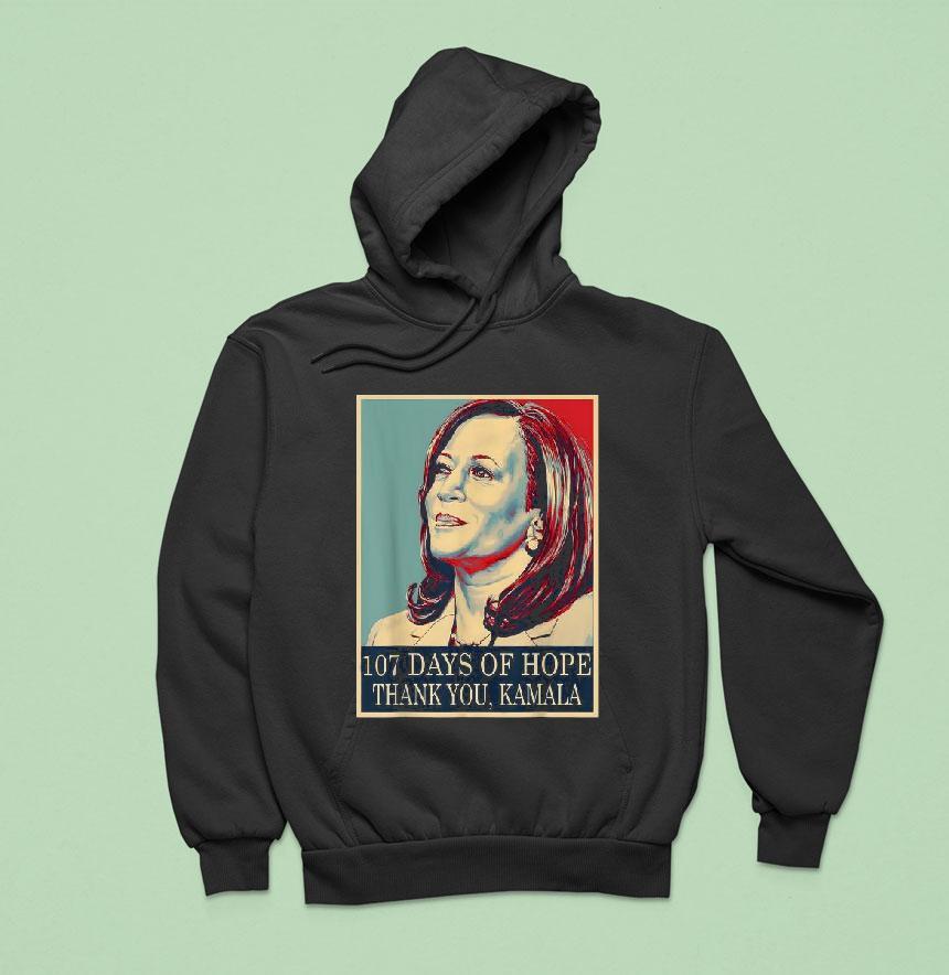 107 Days Of Hope Thank You Kamala Harris Shirt 107 Days Of Hope Thank You Kamala Harris Shirt
