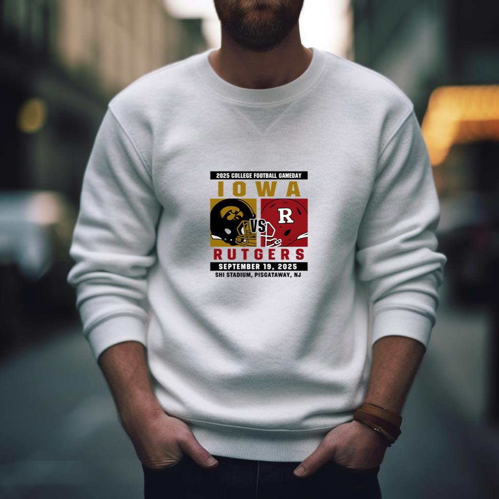 Iowa Hawkeyes vs Rutgers Scarlet Knights football college football gameday 2025 shirt