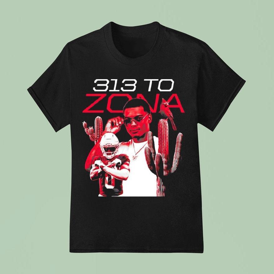313 To Zona Arizona Cardinals Bird Football Team Shirt