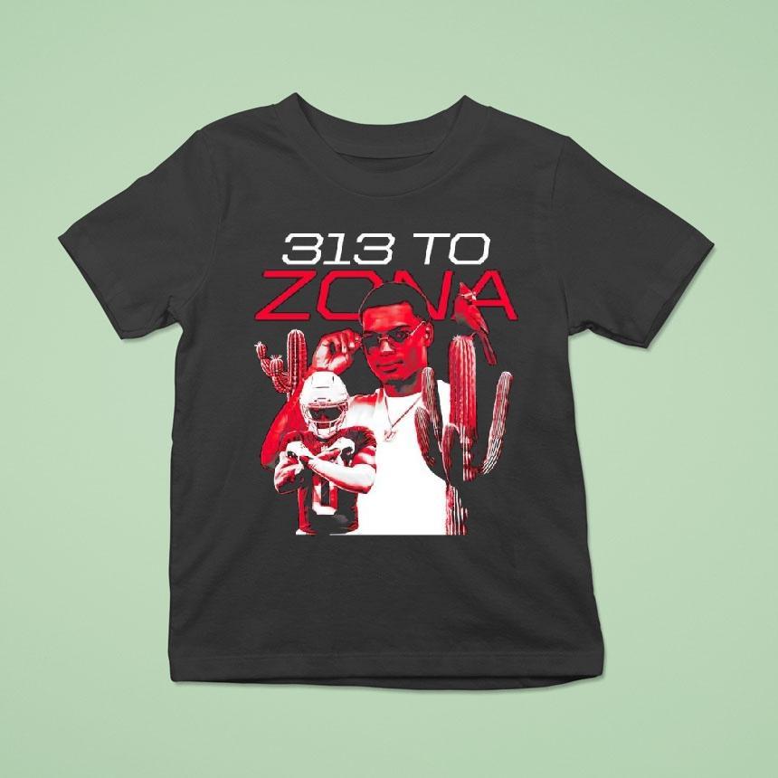313 To Zona Arizona Cardinals Bird Football Team Shirt
