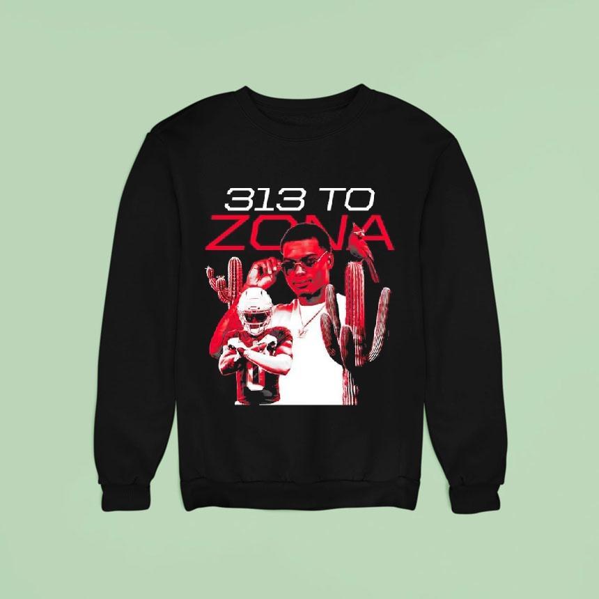 313 To Zona Arizona Cardinals Bird Football Team Shirt 313 To Zona Arizona Cardinals Bird Football Team Shirt