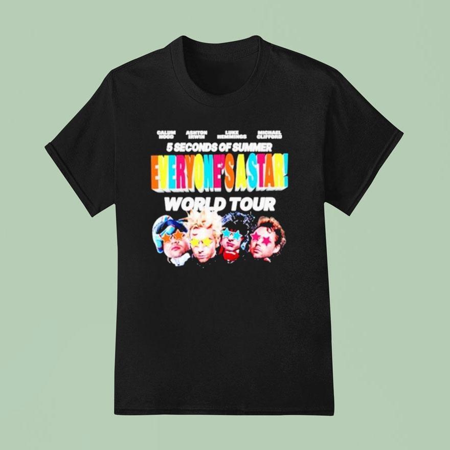 5 Seconds Of Summer World Tour Shirt