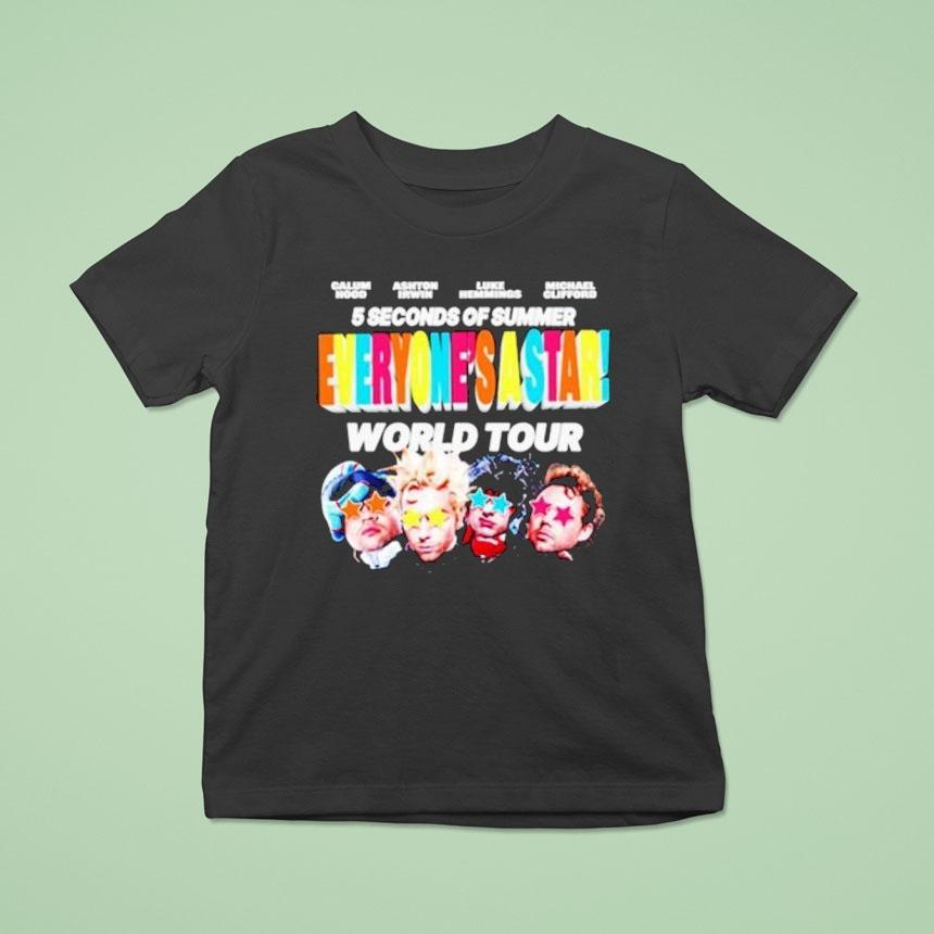 5 Seconds Of Summer World Tour Shirt