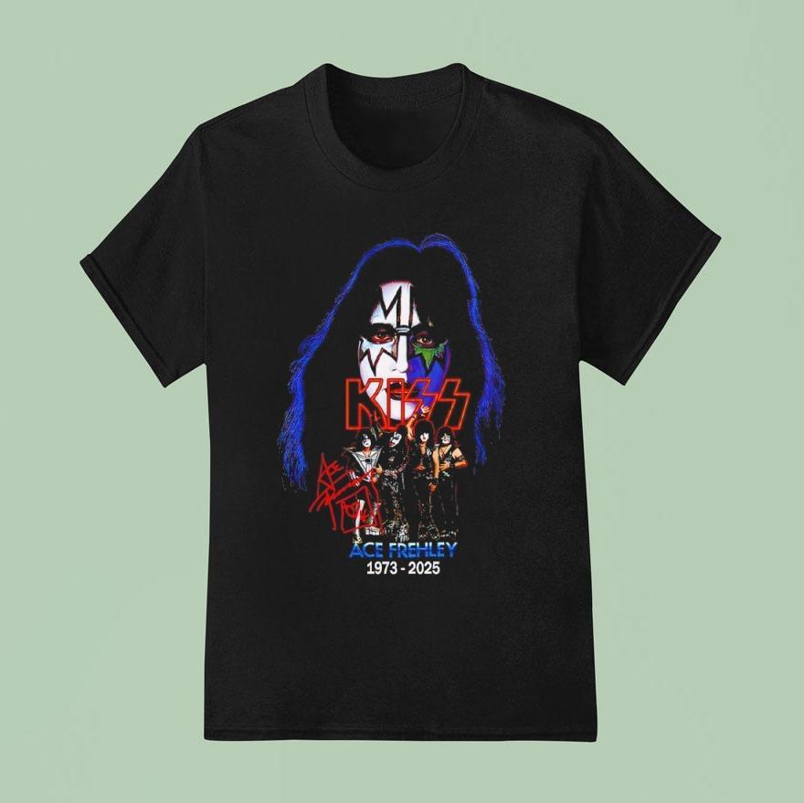 Ace Frehley Kiss Band 1973 – 2025 Thank You For The Memories Shirt