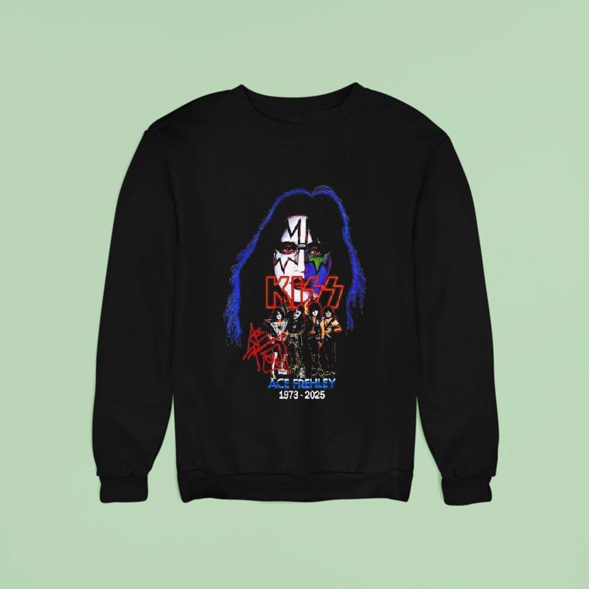 Ace Frehley Kiss Band 1973 – 2025 Thank You For The Memories Shirt Ace Frehley Kiss Band 1973 – 2025 Thank You For The Memories Shirt