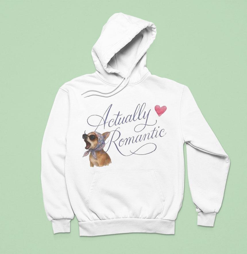 Actually Romantic Dog Shirt Actually Romantic Dog Shirt