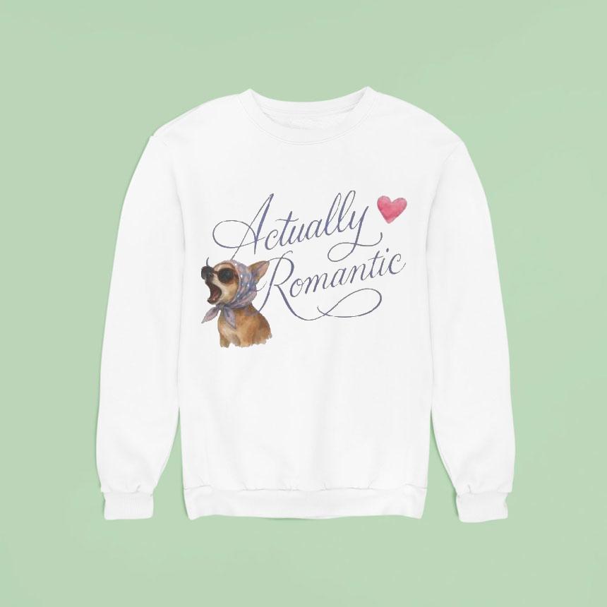 Actually Romantic Dog Shirt Actually Romantic Dog Shirt