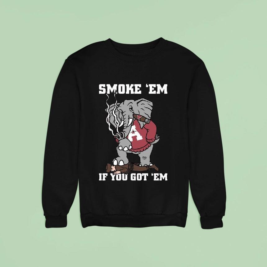 Alabama Crimson Tide Smoke ‘em If You Got ‘em Tennessee Volunrs 2025 Shirt Alabama Crimson Tide Smoke ‘em If You Got ‘em Tennessee Volunrs 2025 Shirt