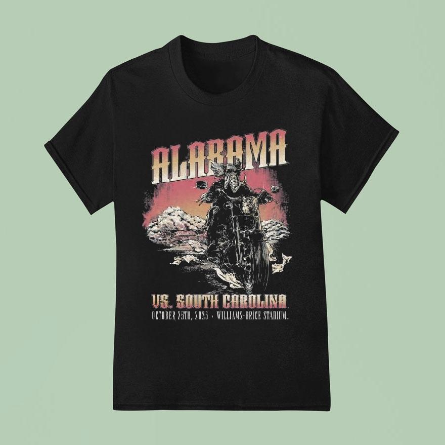 Alabama Vs. South Carolina October 25th, 2025 Williams Brice Stadium Shirt