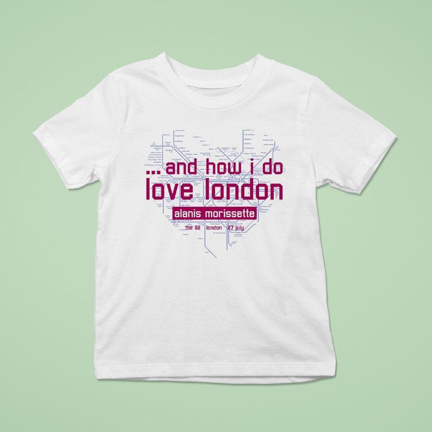 Alanis Morissette And How I Do Love London Shirt