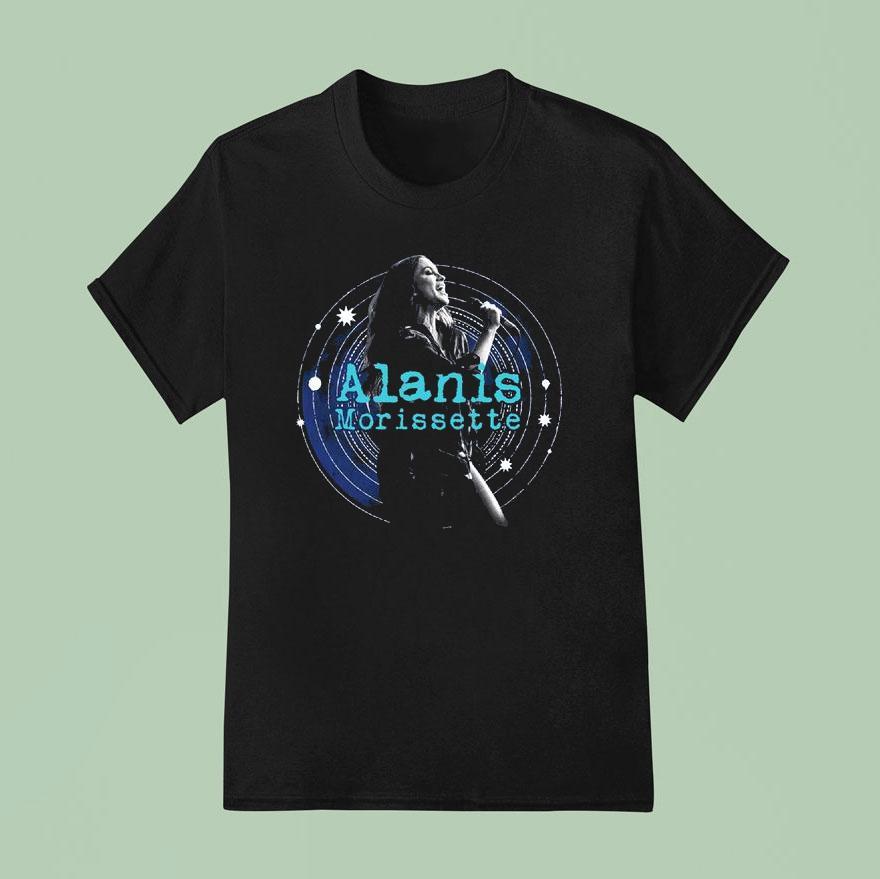 Alanis Morissette Star Rings 2025 Tour Shirt