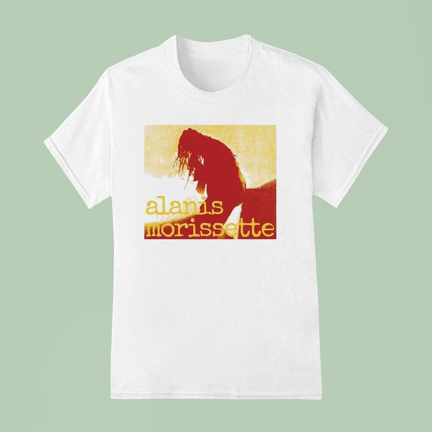 Alanis Morissette Yellow Silhouette Shirt