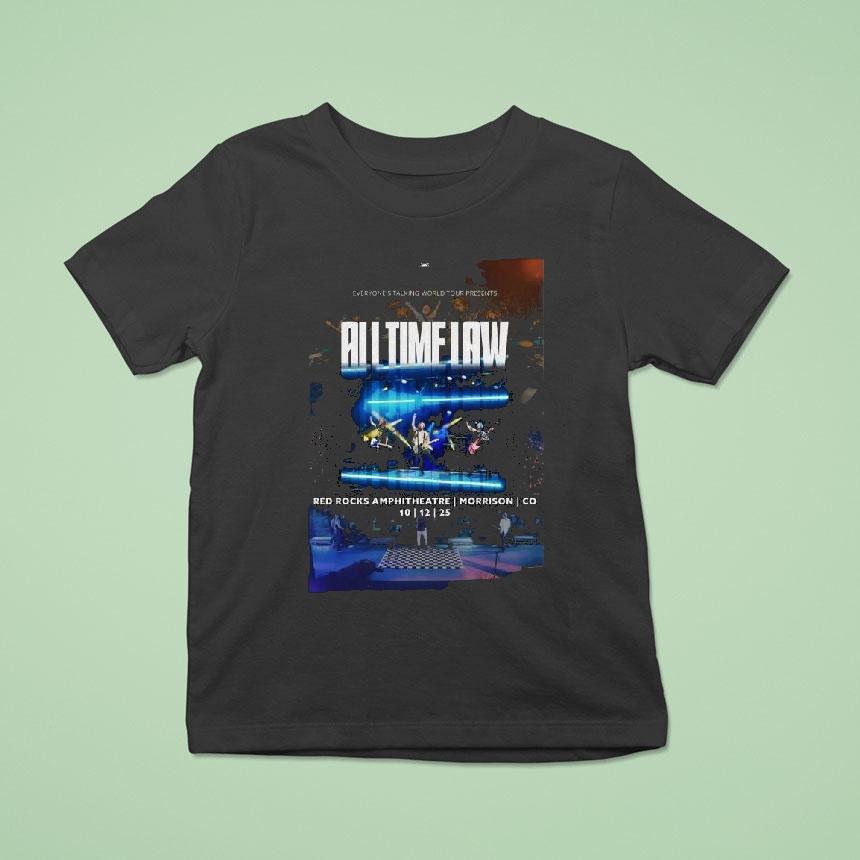 All Time Low Red Rocks Amphitheatre Show On October 12 2025 Shirt