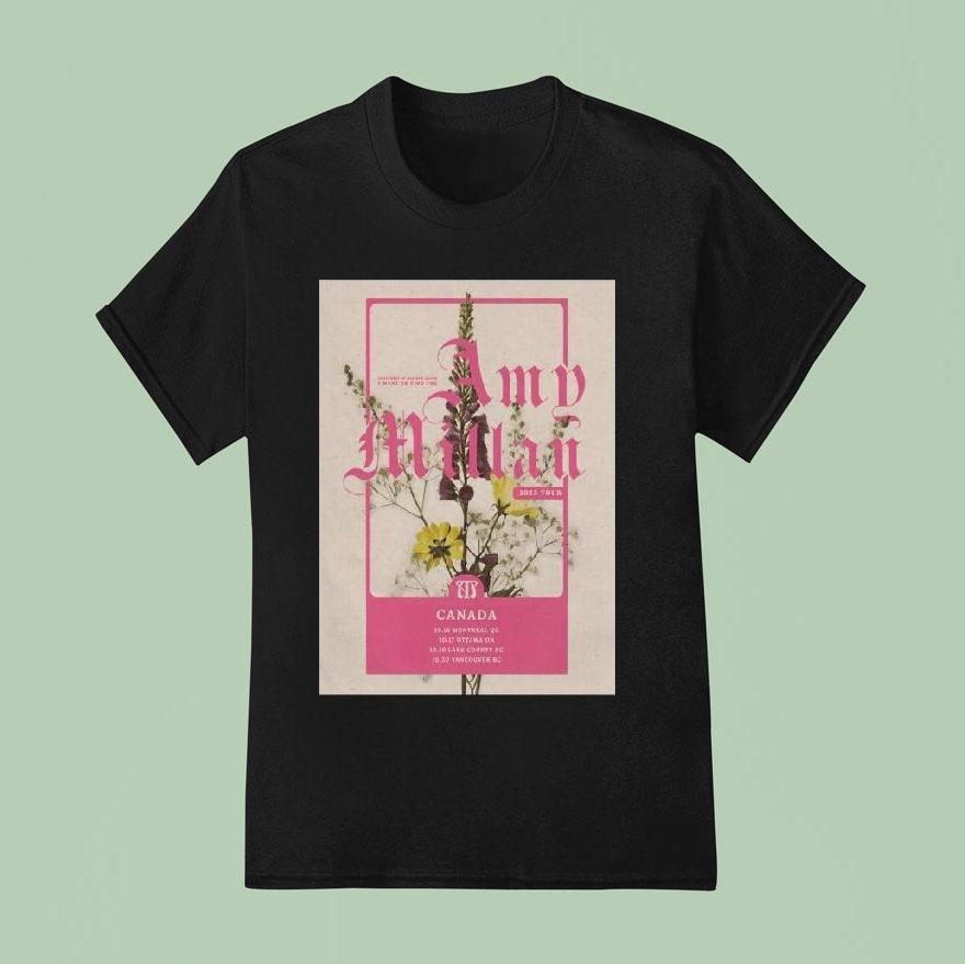 Amy Millan Canada Tour October 2025 Shirt