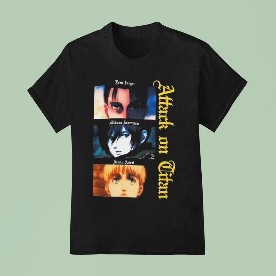 Attack On Titan Trio Eyes Shirt