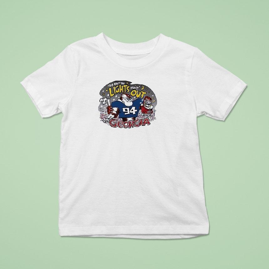 Auburn Tigers Vs Georgia Bulldogs The Night The Lights Went Out Dog Gone Shirt