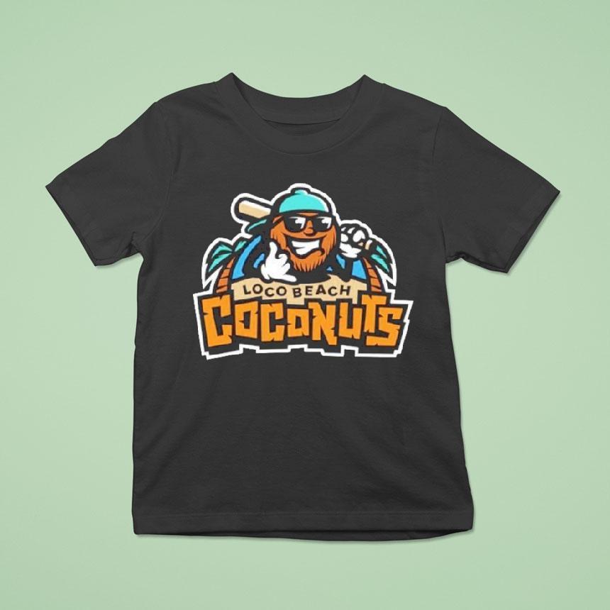 Banana Ball Team Loco Beach Coconuts Logo Shirt
