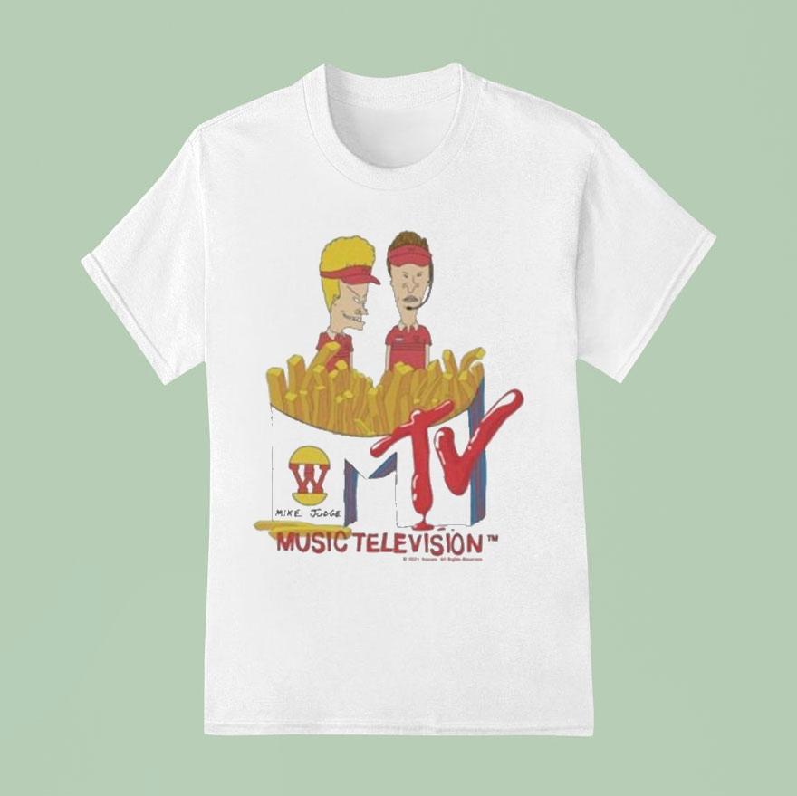 Beavis And Butt-head Mike Judge Music Television Burger World Shirt