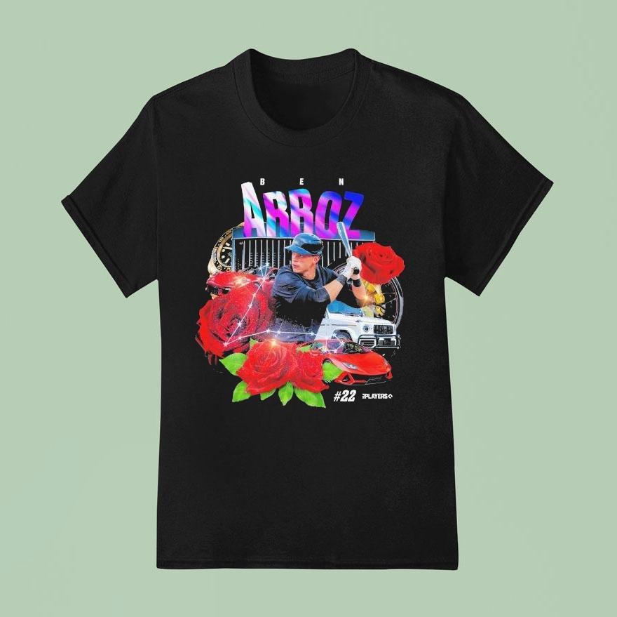 Ben Arroz Es El Alfa #22 New York Yankees Roses Shirt