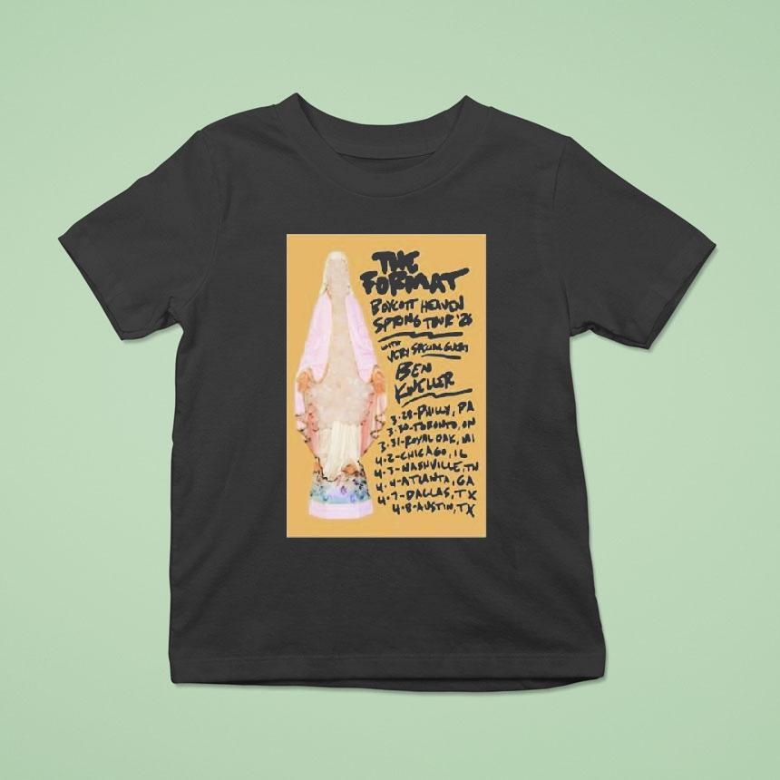 Ben Kweller The Format Spring Tour 2026 Shirt