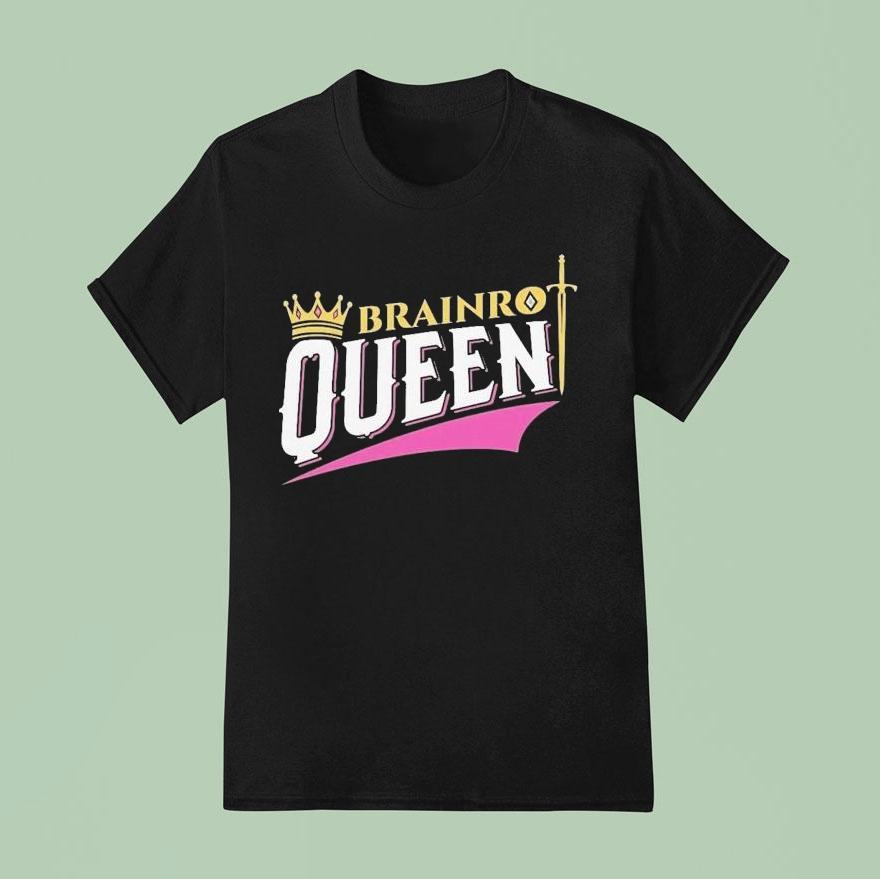 Benjixscarlett Brainrot Queen Shirt