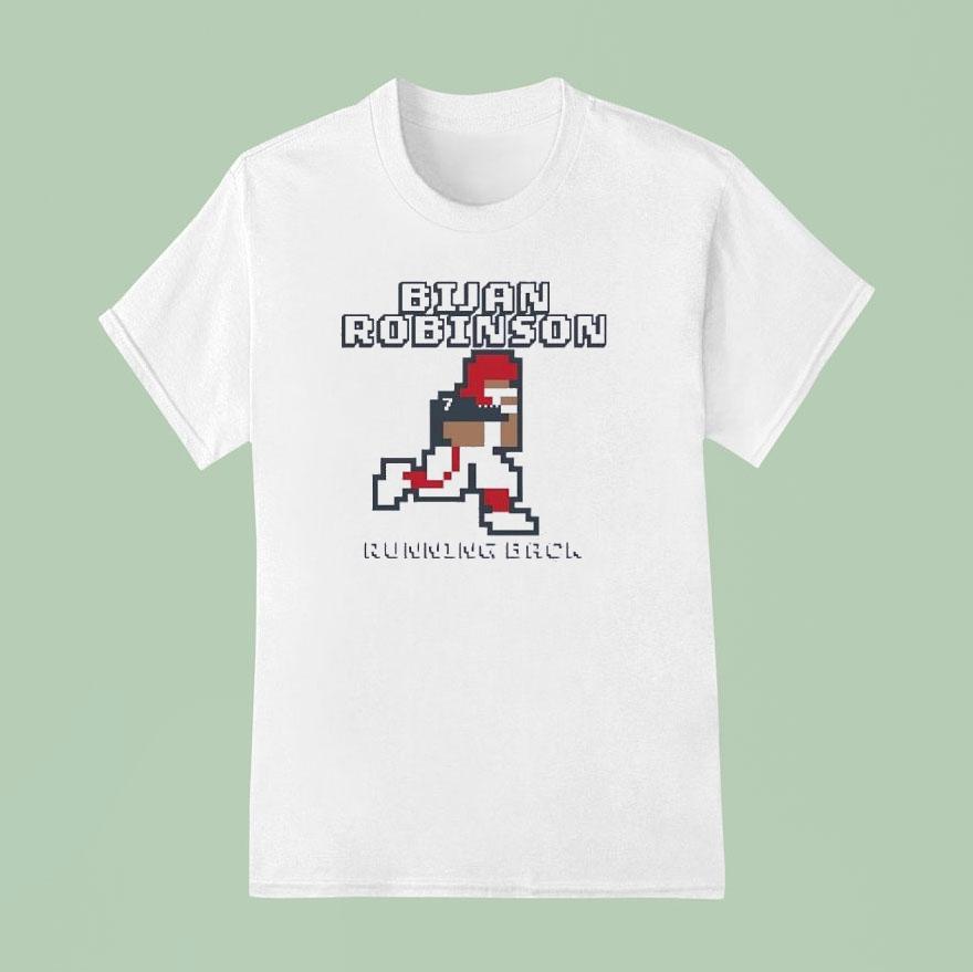 Bijan Robinson 7 Pixel Player Running Back Atlanta Falcons Shirt