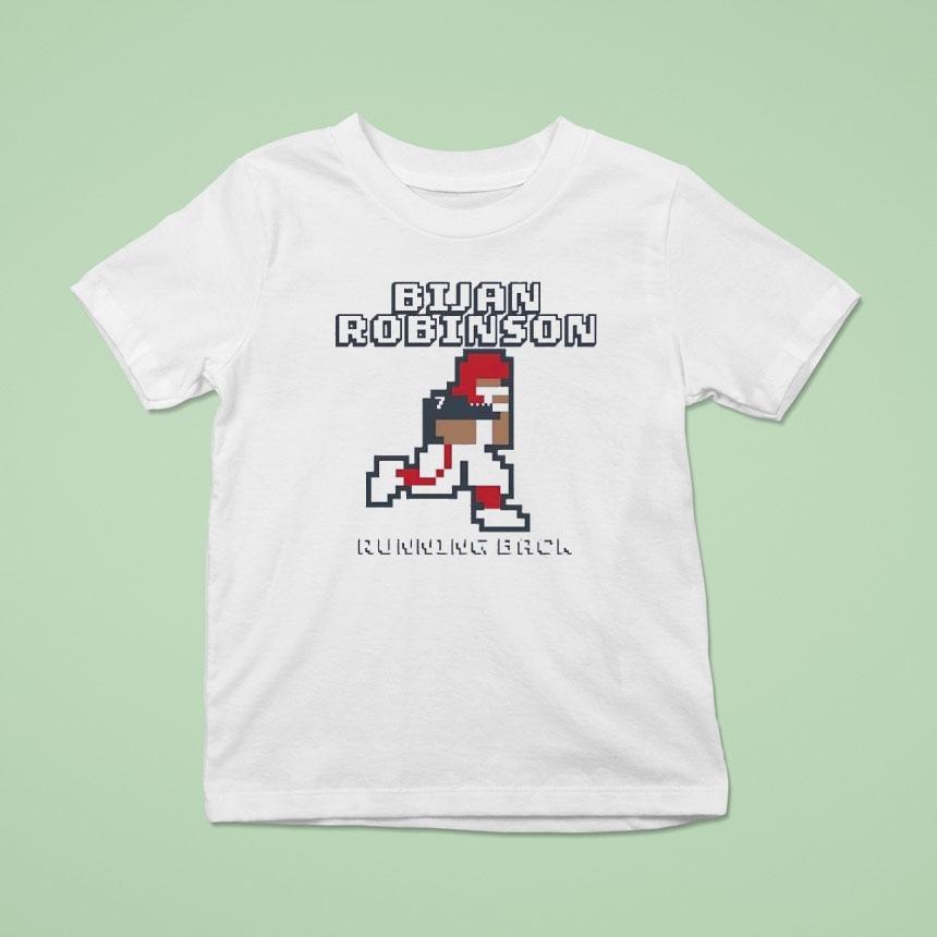 Bijan Robinson 7 Pixel Player Running Back Atlanta Falcons Shirt