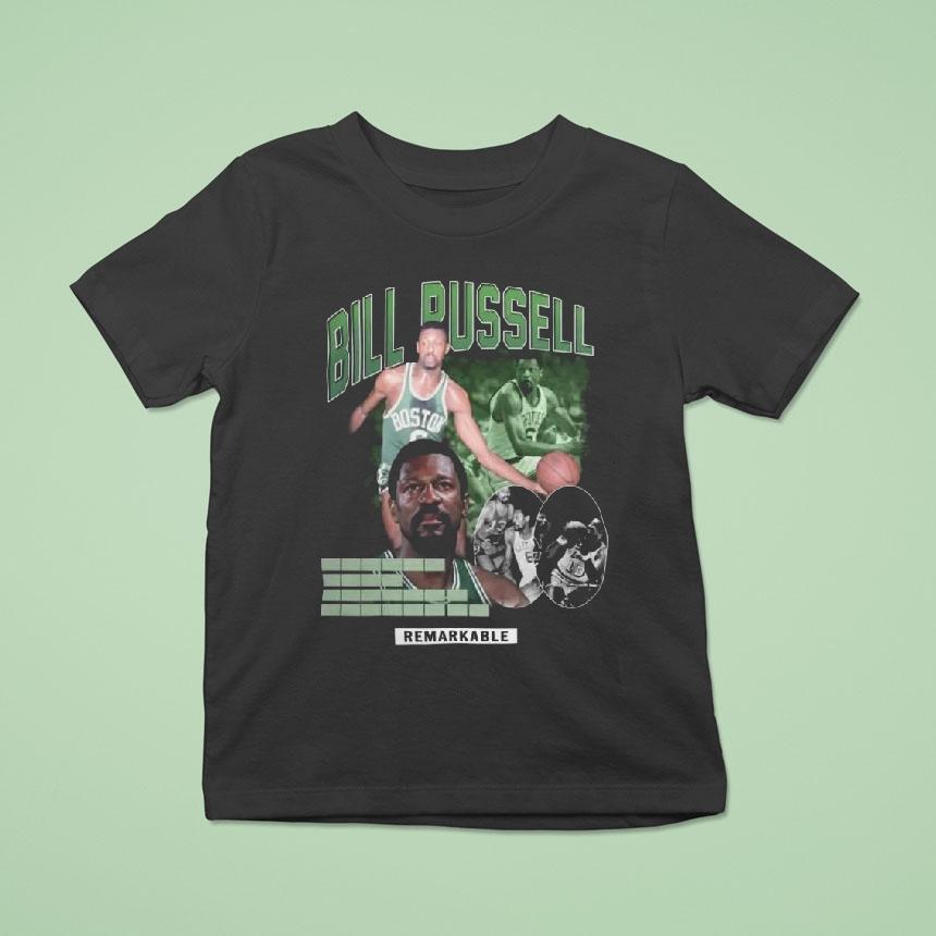 Bill Russell Boston Celtics Player Remarkable Graphic 2025 Shirt