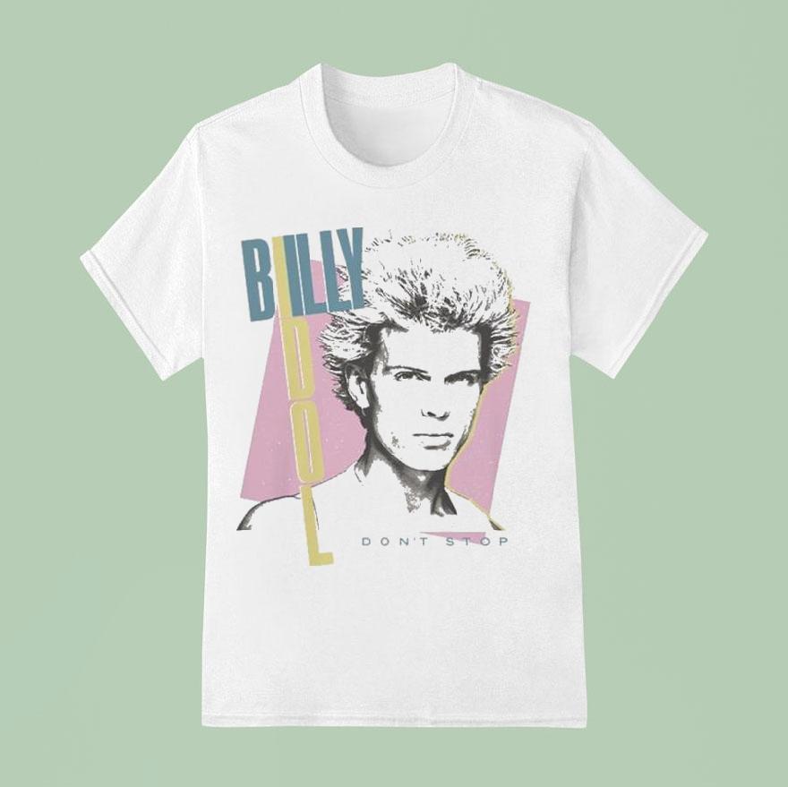 Billy Idol Don’t Stop Ivory Shirt