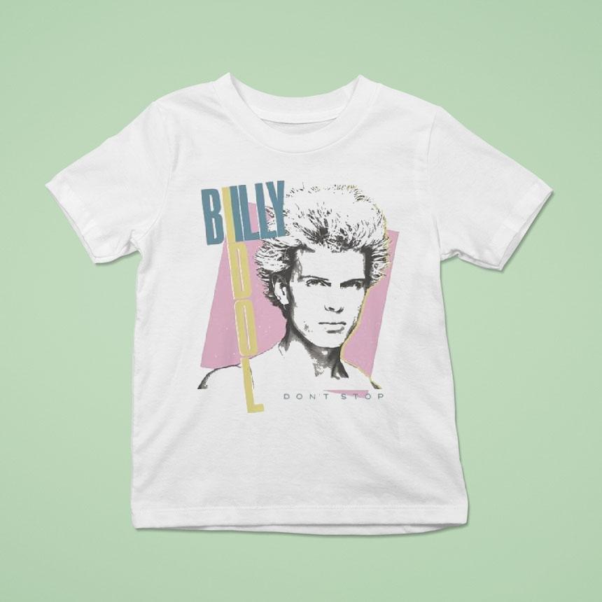 Billy Idol Don’t Stop Ivory Shirt