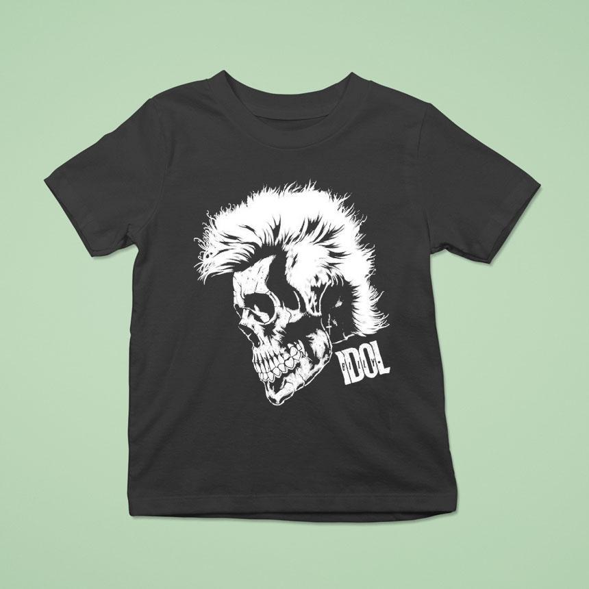 Billy Idol Skull Shirt