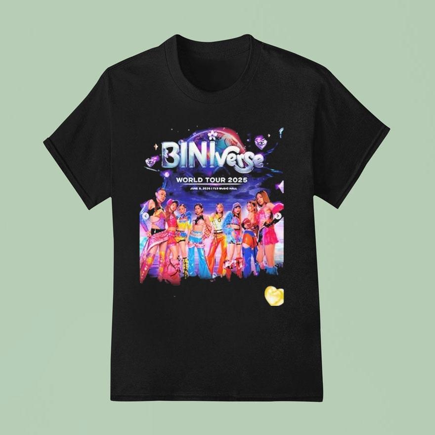 Biniverse World Tour 2025 Live Concert At 713 Music Hall In Houston Tx On June 9 2025 Shirt