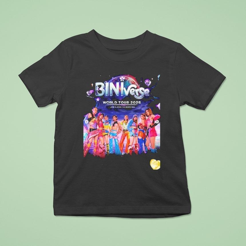 Biniverse World Tour 2025 Live Concert At 713 Music Hall In Houston Tx On June 9 2025 Shirt