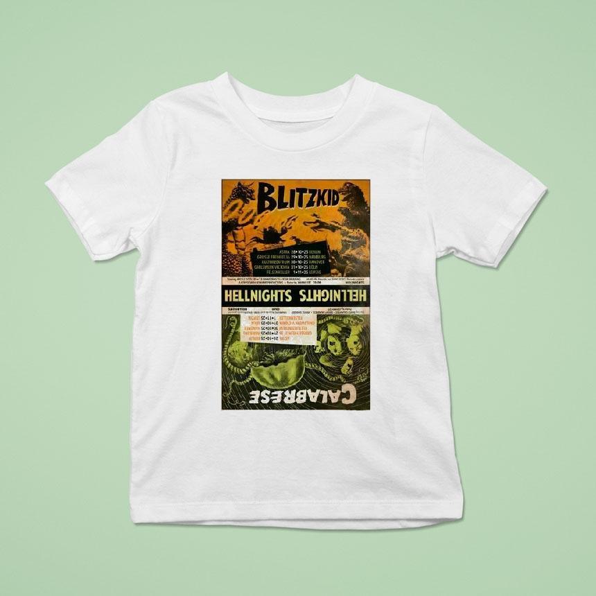 Blitzkid And Calabrese Hellnights Tour 2025 Shirt